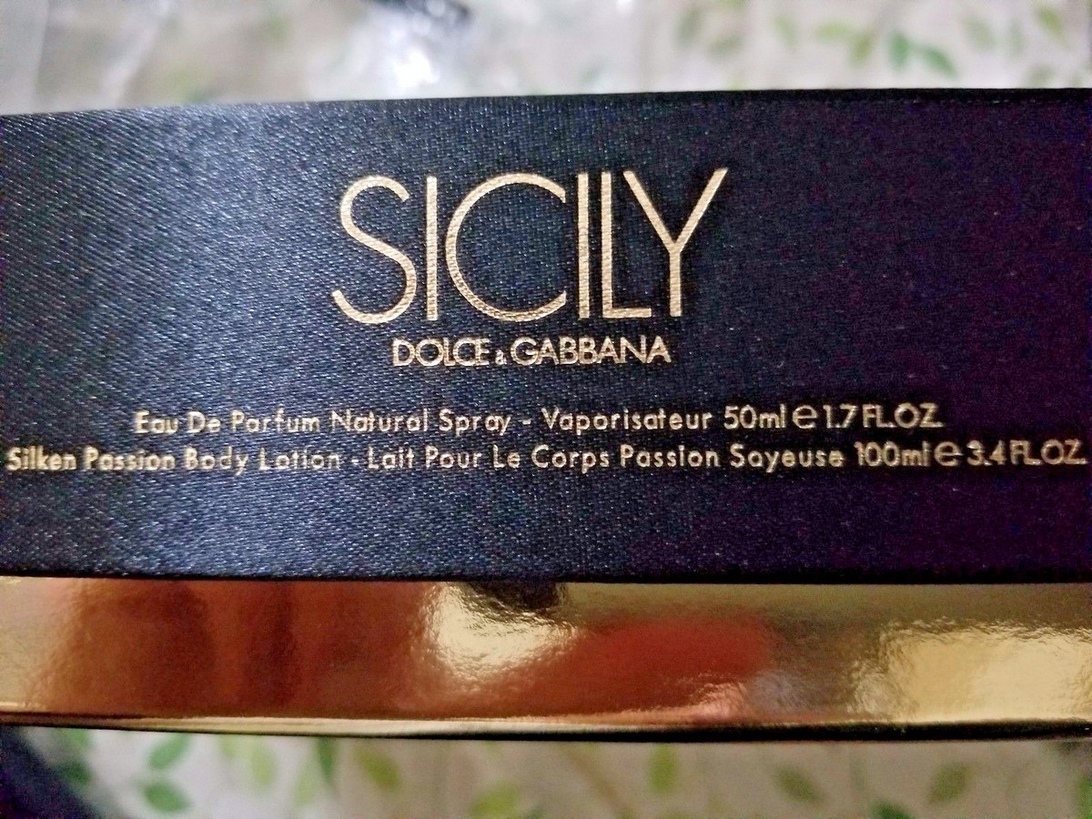 Sicily by D&G Dolce and Gabbana 1.7oz EDP Gift Set for Women Her