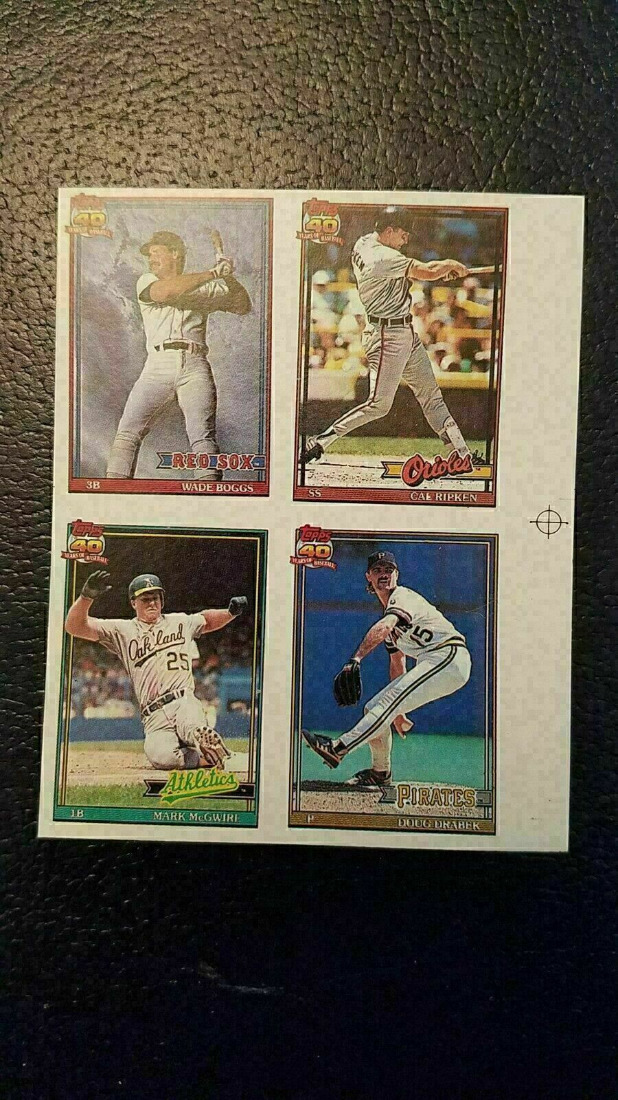1991 Topps Cracker Jack Proof Cards and 4 Panels Series 1 and 2 ODDBALL YOU PICK - Picture 61 of 162