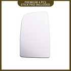 Towing Mirror Glass For 06-2007 Dodge Sprinter 2500 3500 Driver Left Side Convex