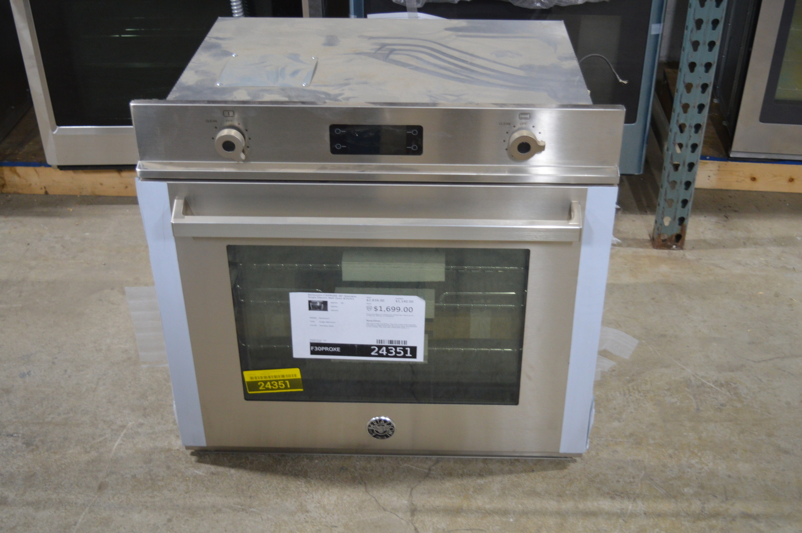 Bertazzoni F30proxe Professional Series 30 Single Electric Wall Oven