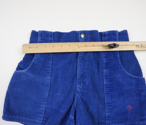 Vintage Ocean Pacific Short Adult 28 Blue Corduroy 3" Surf Skate Dogtown 70s 80 - Picture 7 of 9
