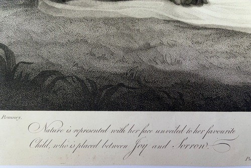 SHAKESPEARE "THE INFANT SHAKSPEARE" 1799 GRANDE GRAVURE ORIGINALE ED ANGLAISE - Foto 14 di 16