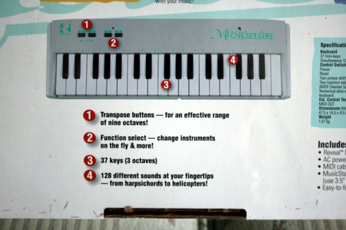 Reveal Musicstar Multimedia Music System Electronic Keyboard MIdi NEW SEALED - Picture 5 of 8