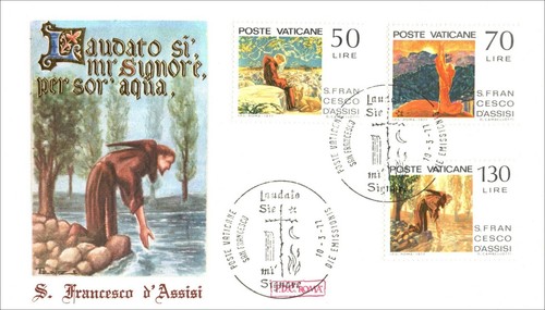 Vatican City 1972 International Year of Books & 1977 Francis of Assisi FDC - Picture 6 of 9