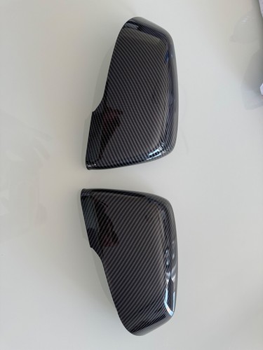 CALOTTE SPECCHIETTI BMW SERIE 1 F40 Carbonio Cubicato X1 X2 cappucci Tappi - Imagen 4 de 5