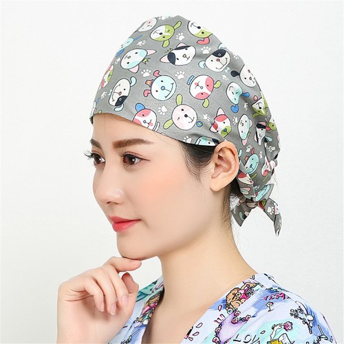 Clinic Medical Hat Doctor Surgical Print Women and Man Working Cap Planets Print - Picture 129 of 233