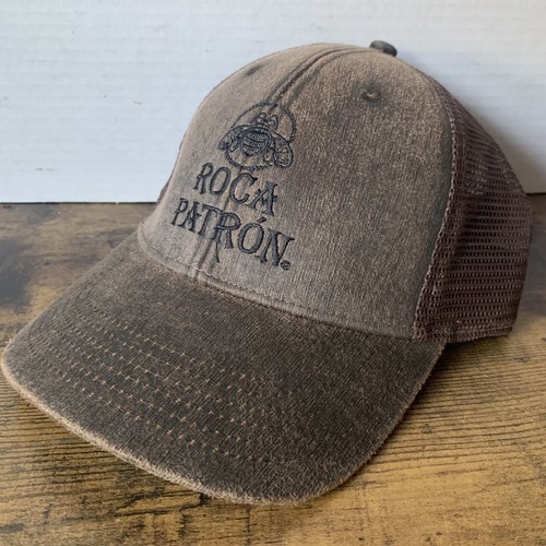 Seltene Roca Patron Truckers Mütze braun Special Ahead Edition klassischer Schnitt Druckknopflasche