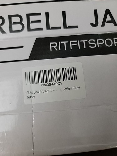 RITFIT Deadlift JackBarbell Jack Unload 660LB Barbell Stand Bar With Nonsli - Picture 5 of 7
