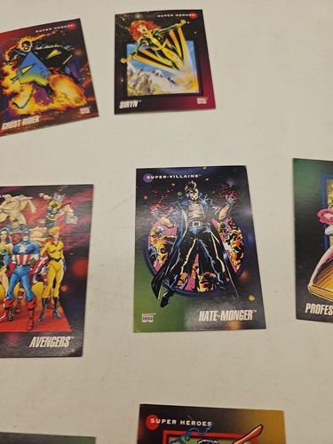 1992 Necrom Marvel Universe Super Heroes Milestones Trading Cards Lot Of 16 - Picture 7 of 16