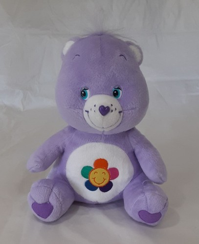 Care Bears 2004 oso púrpura armonía peluche animal de peluche de Nanco - Imagen 2 de 11