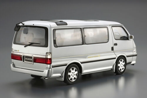 1:24 Scale Aoshima Toyota KZH100G Hiace Mini Van Super Custom G ’99 Model Kit - Picture 3 of 8