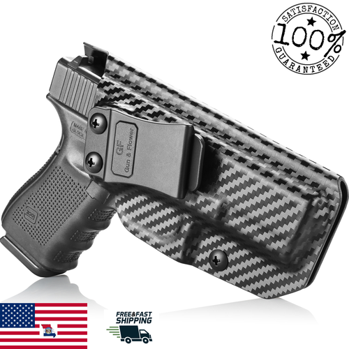 Carbon Fiber Holster For Glock 19 Gen 1-5 G19X G23 G32 Gen 1-4 G45 IWB Carry Carbon Fiber Holster For Glock 19 Gen 1-5 G19X G23 G32 Gen 1-4 G45 IWB Carry