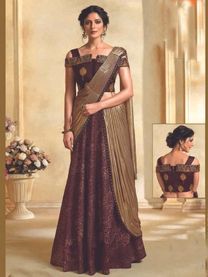 ghagra choli made from saree