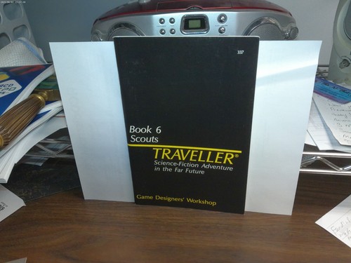 Game Designers' Workshop 337 1983 1. Auflage Traveller RPG Buch 6: Pfadfinder GEBRAUCHT