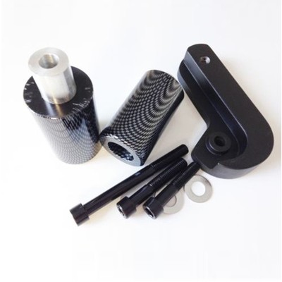 Black Carbon Frame Slider Crash Falling Protector For Suzuki GSXR600//750 2004-05