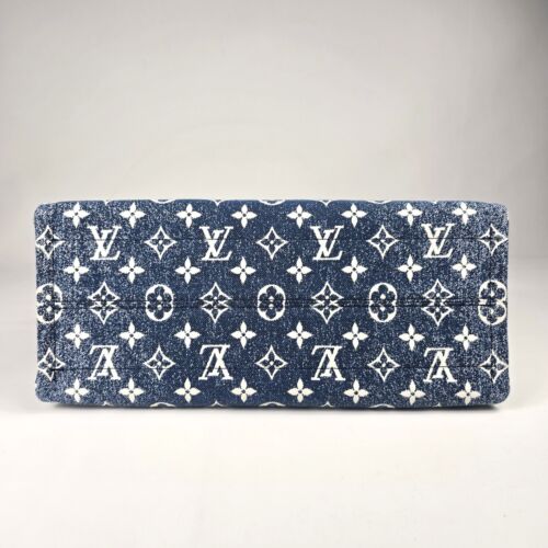 NUEVO BOLSO DE HOMBRO LOUIS VUITTON OnTheGo On The Go MM denim con monograma - Imagen 17 de 19