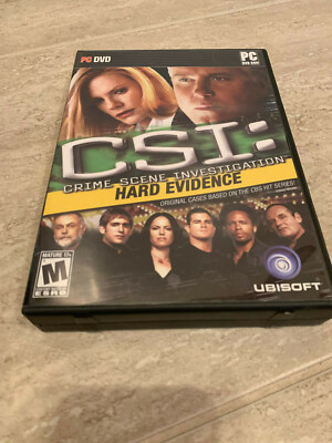 CSI:Crime Scene Investigation Hard Evidence PC DVD-ROM Original US Jewelcase