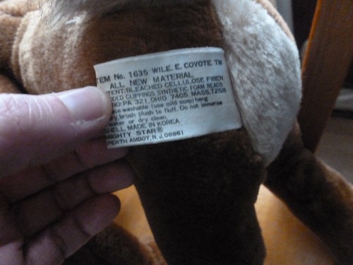WILE.E.COYOTE from Warner Brothers 1990. Condition used - Picture 9 of 12