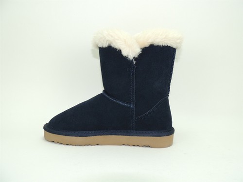 Style&co. Kleine 2 Damen-Winterstiefeletten marineblau Wildleder Größe 5 M - Bild 3 von 6