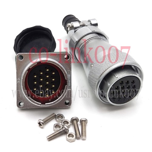 WF28 16Pin Panel Mount Waterproof Connector IP67,Industrial Electrical Connector - 第 1/7 張圖片