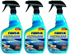 Rain-X Waterless Car Wash & Rain Repellent Coating Spray 32oz, 3 Pack