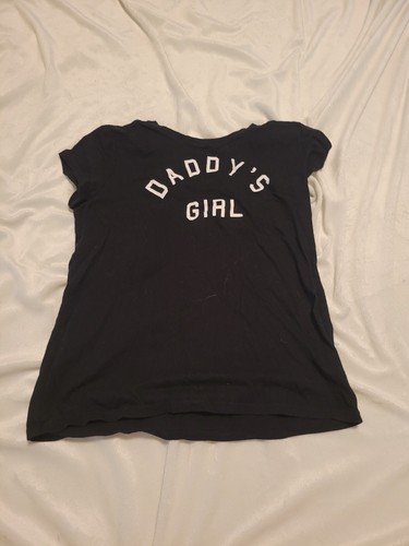 THE CHILDRENS PLACE “papá’s Girl”~CAMISETA MANGA CORTA~TALLA 10/12 - Imagen 1 de 3