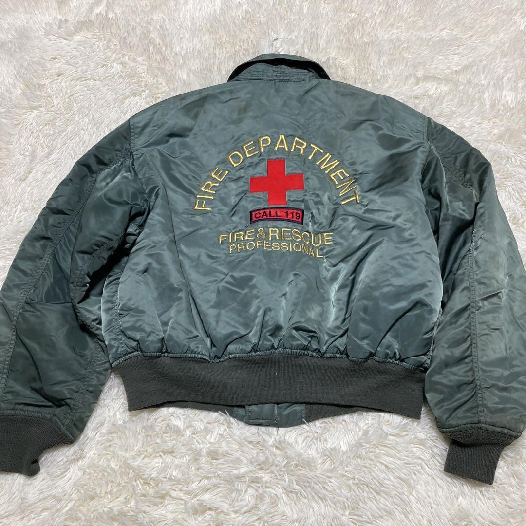 Alpha Industries CWU-45P Flight Jacket XL Nylon USA Made 90s Alpha Industries CWU-45P Flight Jacket XL Nylon USA Made 90s