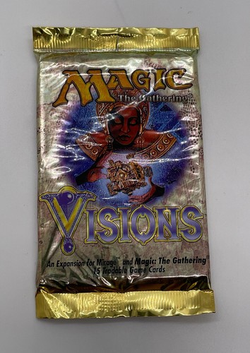 Magic The Gathering Visions Booster Pack Magic The Gathering *Sellado* WotC 1997 Inglés - Imagen 1 de 4