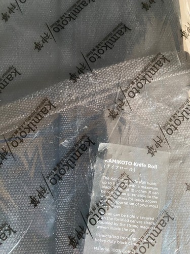 Kamikoto 5 Knife Set With Knife Block Sharpening Stone Knife Roll New - Picture 12 of 17