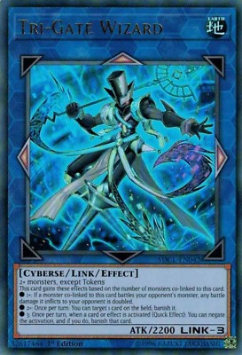 Odd-Eyes Wizard Dragon LED6-EN046 Silver Rare Yu-Gi-Oh Card 1st Edition New