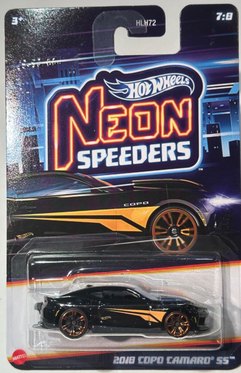 2025 🔥 HOT WHEELS, SILVER SERIES, NEON SPEEDERS, SET OF 8, (JA10