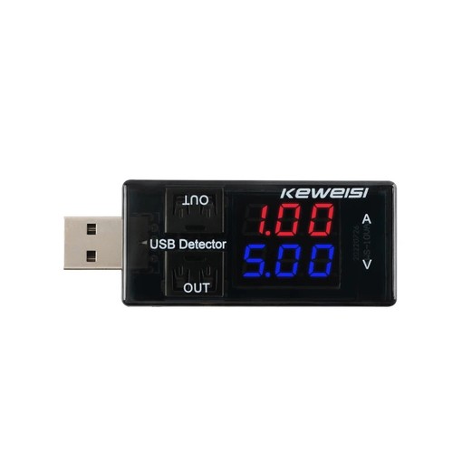 KWS-10VA Dual USB Ladegerät Tester Stromspannung Detektor Batterie Voltmeter - Bild 5 von 7
