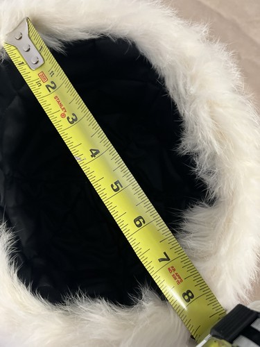 Vintage Rabbit ? Fur and Suede Leather Beanie Style Hat No tags One Size - Picture 4 of 12