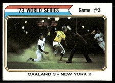 1974 Topps - '73 World Series Bert Campaneris, Felix Millan #474 