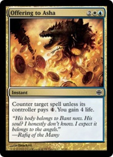 MTG magic cards 1x Offering to Asha Alara Reborn Light Play, English - Picture 1 of 1