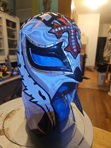 Rey Mysterio 619 Pro Maske Halloween SMACKDOWN Wrestlemania WWE AAA Penta 0M - Bild 10 von 23
