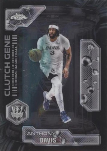 Anthony Davis 2025-26 Topps Chrome Clutch Gene #CG-8 Dallas 
