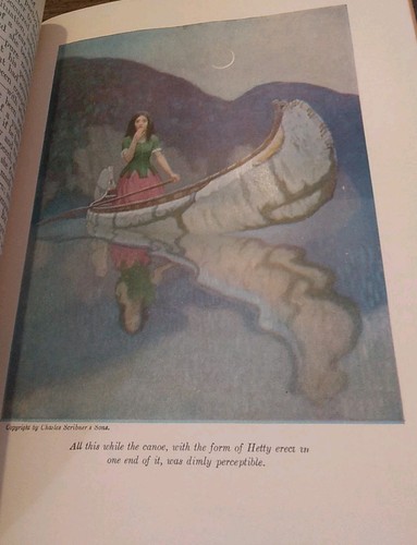 Deerslayer, by James Fenimore Cooper, Illus. Wyeth, 1929, Copyright 1925 - Picture 7 of 12