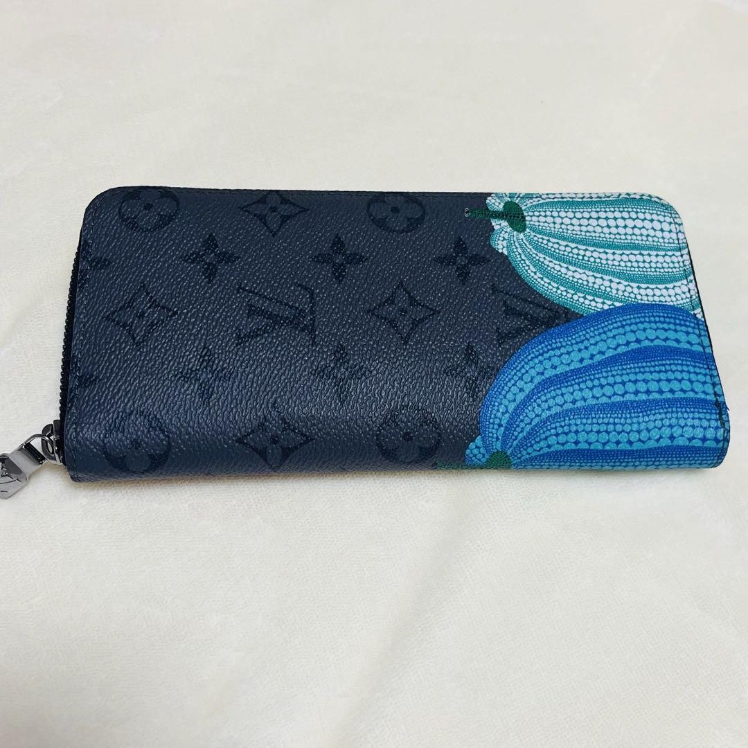 Louis Vuitton Yayoi Kusama Zippy Wallet Vertical Pumpkin Monogram