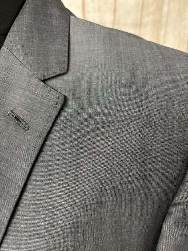 M&S Alfred Brown Autograph England Football Grey Tailored Wool Suit 44 SHORT W36 - Picture 9 of 24