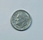 US 1964 D Mint 90% Silver Roosevelt Dime 10 Cents Coin