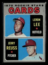 1970 Topps #96 Cards 1970 Rookie Stars (Leron Lee / Jerry Reuss) RS, RC