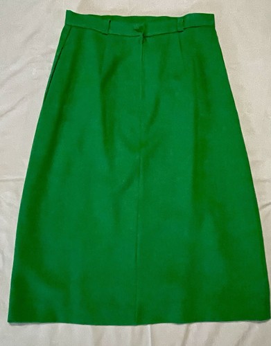 Daniel For Spellbound 4pc Pant Skirt Suit Scarf Vintage 80s Kelly Green Lined - Picture 10 of 22