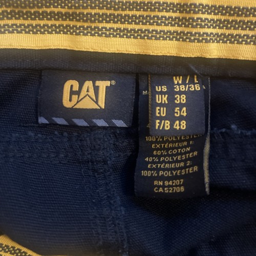 Caterpillar Trademark Arbeitshose Herren 38x36 schwarz Kniepolstertaschen robust - Bild 7 von 7