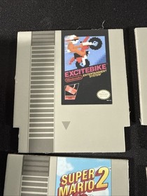 Nintendo NES Classic (4) Game Cartridge Coasters Super Mario Donkey Kong Metroid