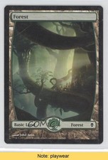 Forest - Full Art Magic: Zendikar #246 2009 READ 0f8