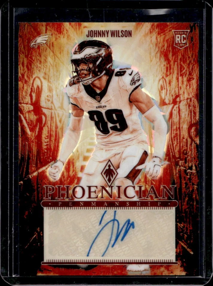 Johnny Wilson Panini Phoenix Phoenician Rookie Penmanship Autographs #PRPJWN Ice