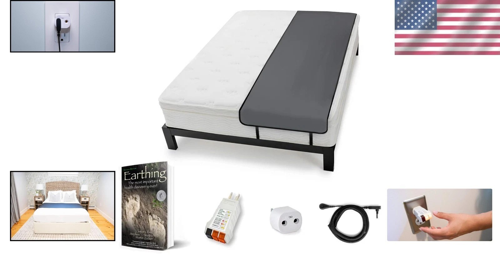 Eco-Friendly Grounding Sleep Mat -  Leather, Non-Toxic