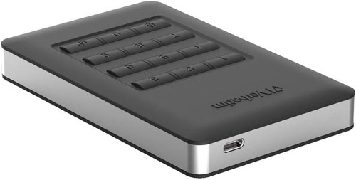 Verbatim Store ‘n’ Go Secure Portable, 1 TB, Schwarz, Externe Festplatte mit Cod - Photo 7/10