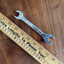 Vintage Unbranded Double Open End Wrench 14mm x 15mm
